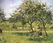 Camille Pissarro Wheelbarrow oil painting artist